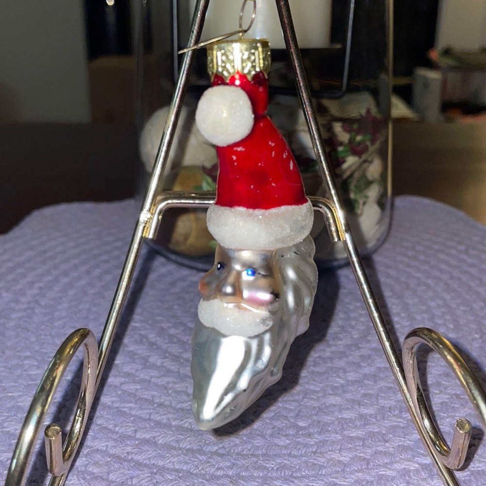Thomas Pacconi Santa Moon Ornament!